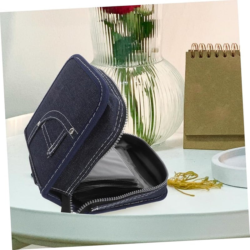60 Pieces CD Storage Box Binder Case Holder High Capacity For Office Photo Compact - Image 5